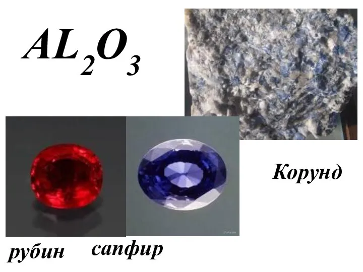 AL2O3 Корунд сапфир рубин