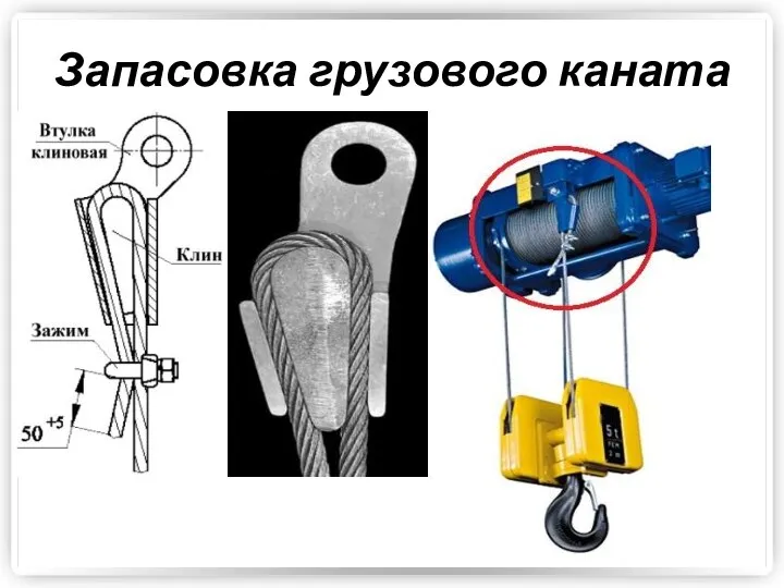 Запасовка грузового каната