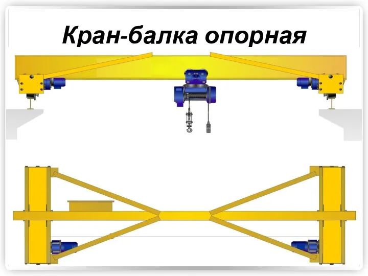 Кран-балка опорная