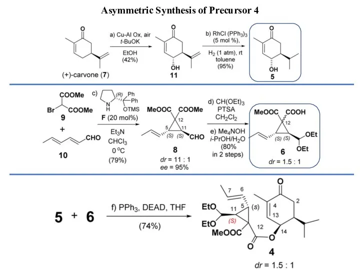 Asymmetric Synthesis of Precursor 4