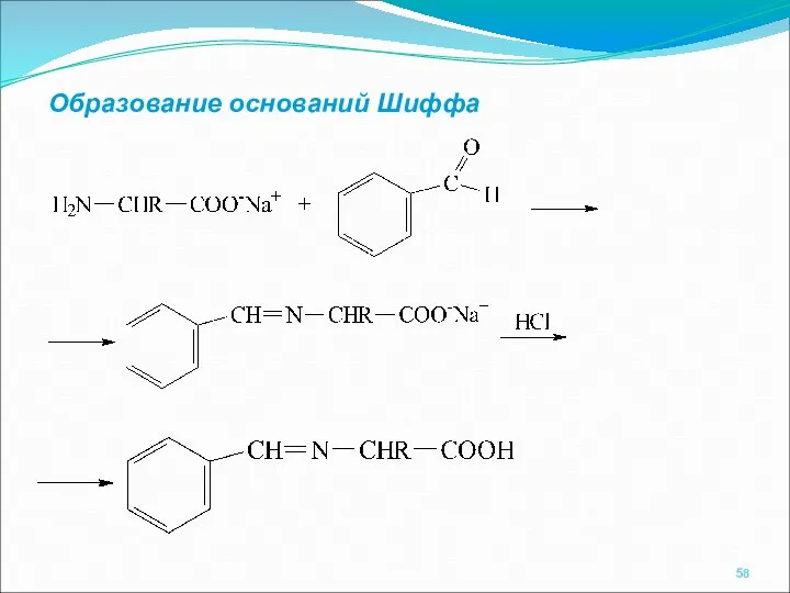 Образование оснований Шиффа