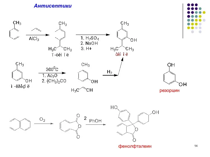 Антисептики фенолфталеин резорцин 2