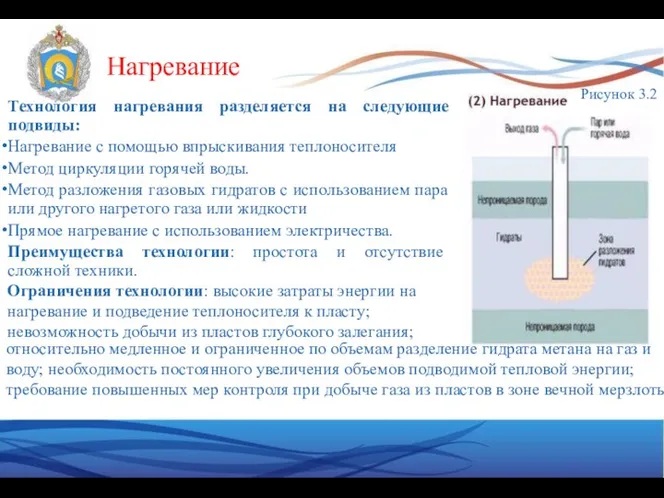 Технология нагревания разделяется на следующие подвиды: Нагревание с помощью впрыскивания теплоносителя