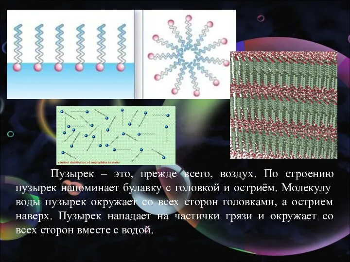 Пузырек – это, прежде всего, воздух. По строению пузырек напоминает булавку