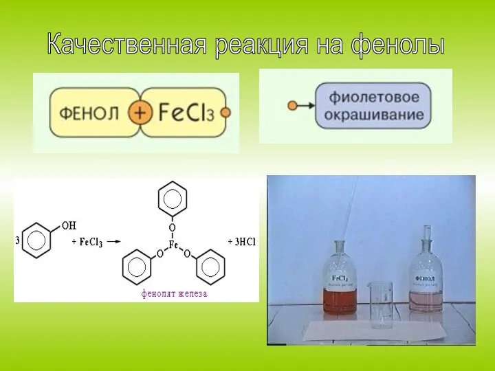 Качественная реакция на фенолы