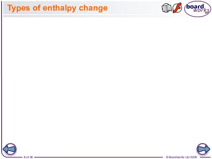 Types of enthalpy change