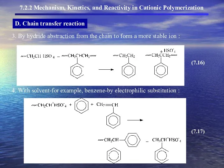 D. Chain transfer reaction