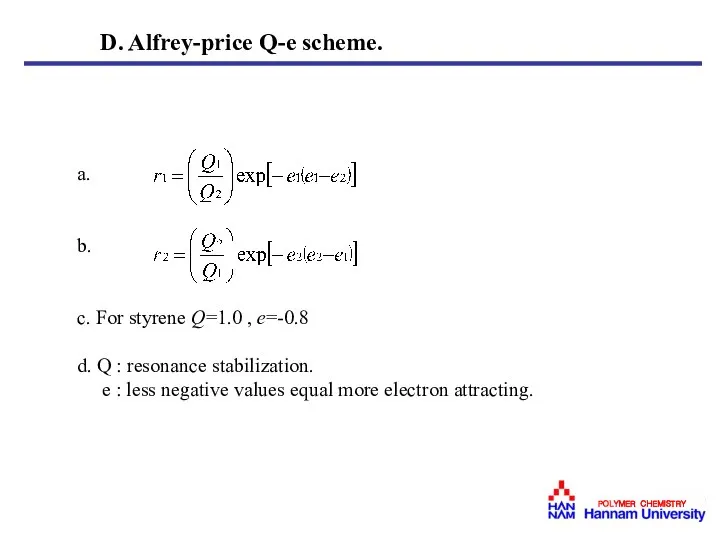 D. Alfrey-price Q-e scheme.