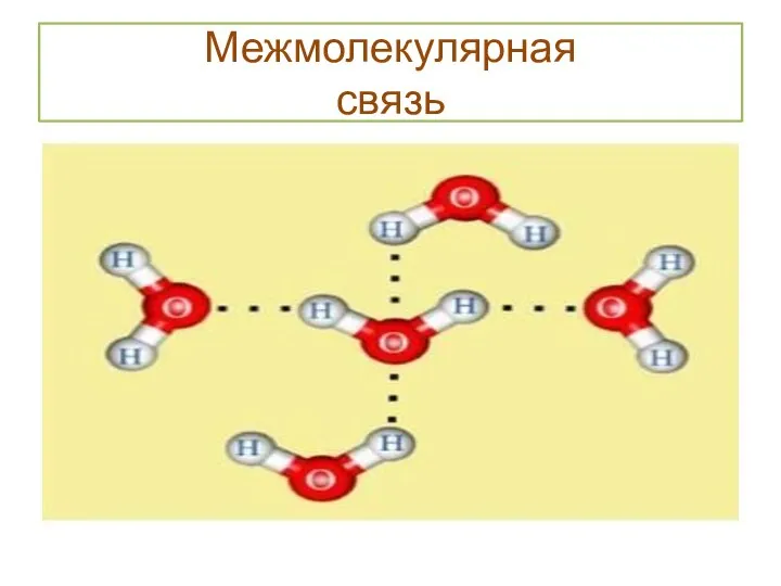 Межмолекулярная связь