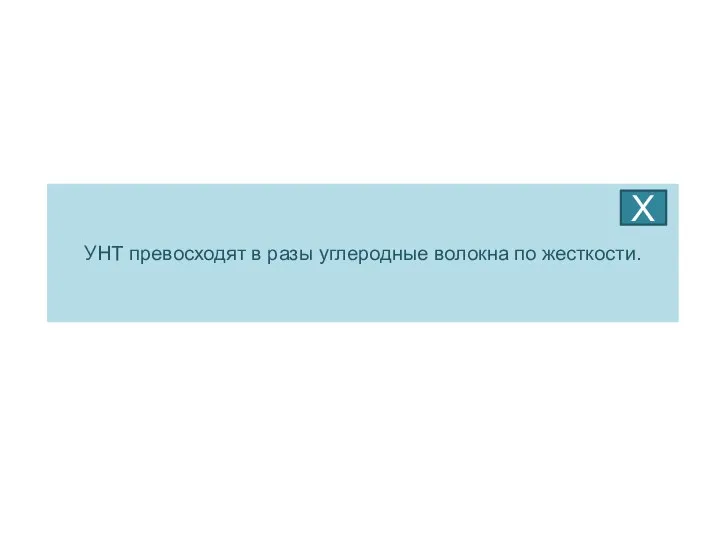 УНТ превосходят в разы углеродные волокна по жесткости. Х