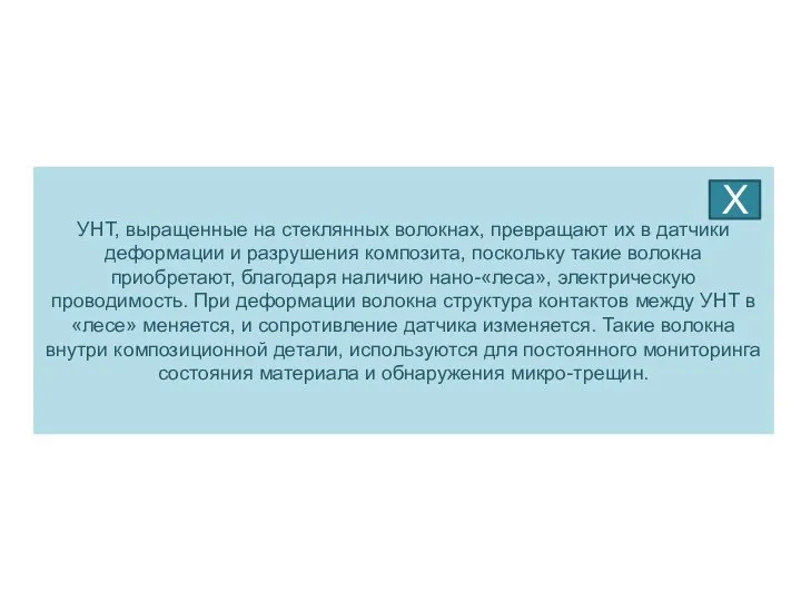 УНТ, выращенные на стеклянных волокнах, превращают их в датчики деформации и