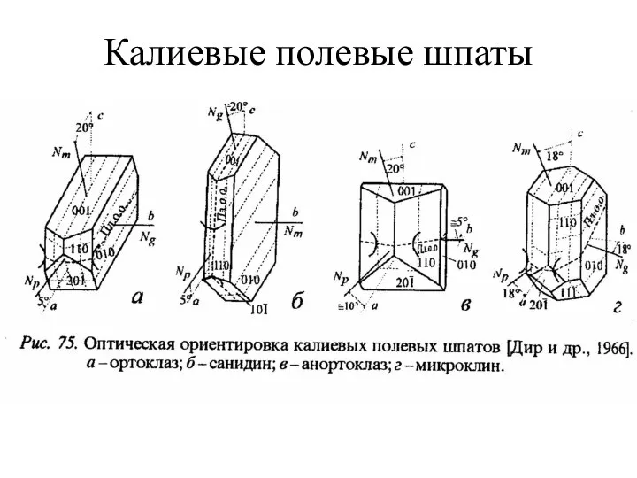 Калиевые полевые шпаты