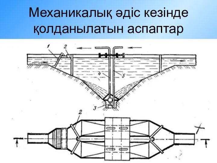 Механикалық әдіс кезінде қолданылатын аспаптар