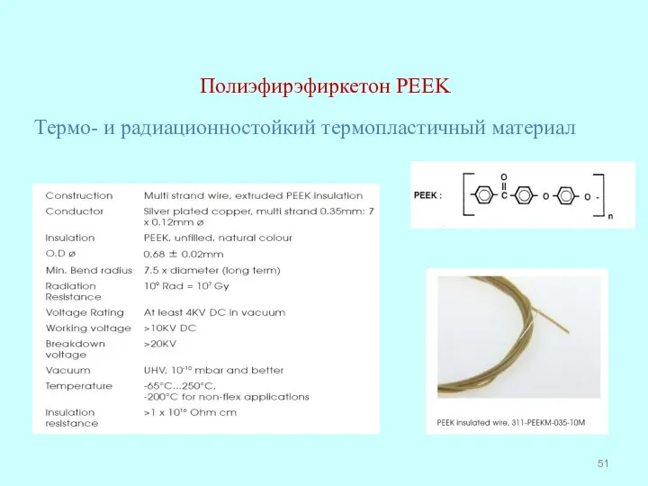 Полиэфирэфиркетон PEEK Термо- и радиационностойкий термопластичный материал