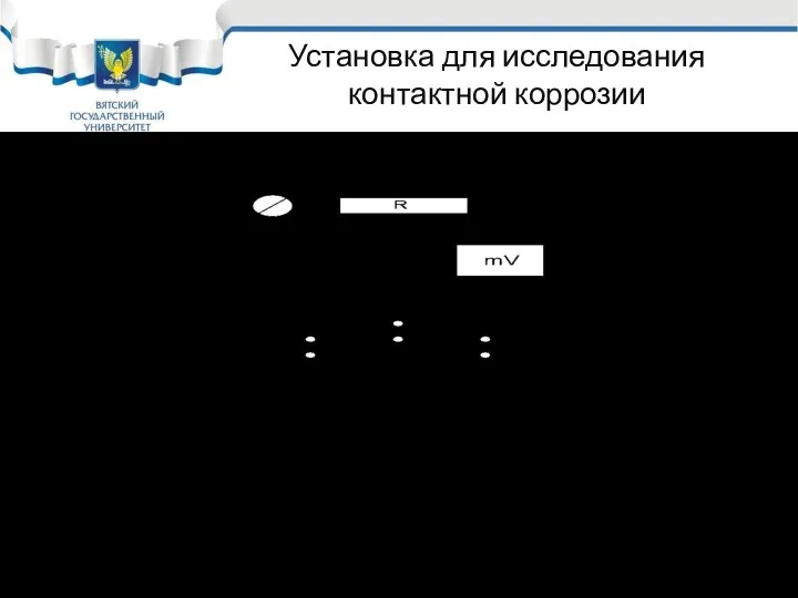 Установка для исследования контактной коррозии