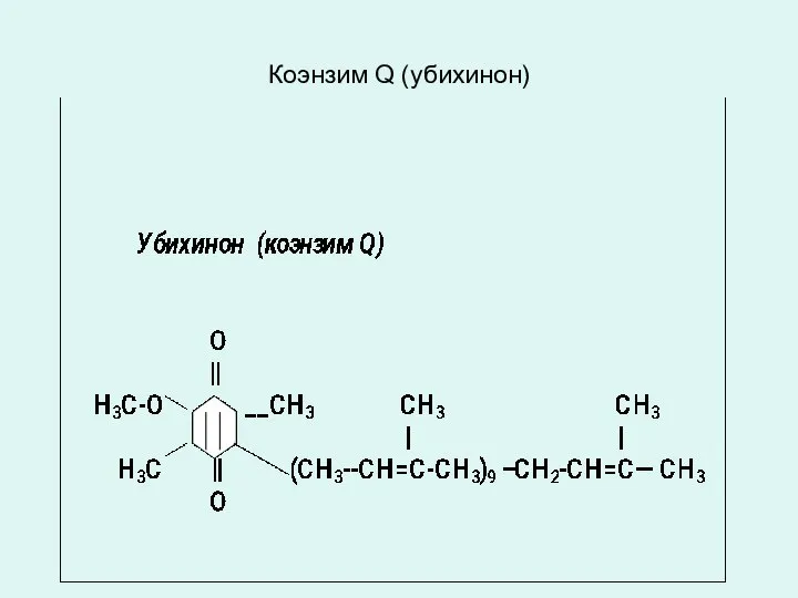 Коэнзим Q (убихинон)