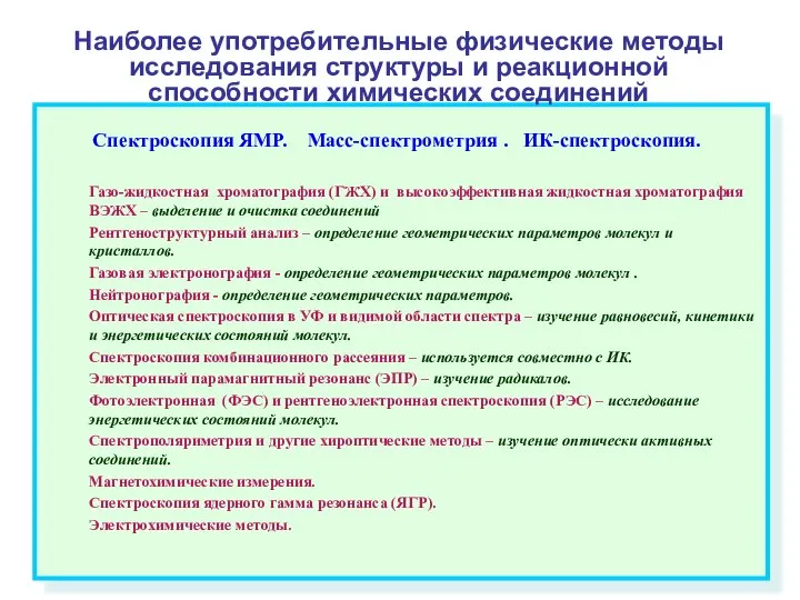 09/09/2023 Тарасевич Б.Н. ИК 2015 Физические методы в органической химии. ИК,