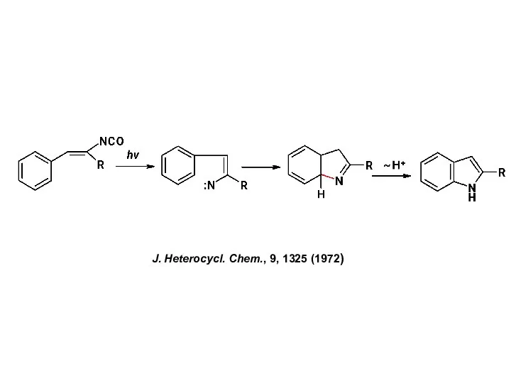 J. Heterocycl. Chem., 9, 1325 (1972)