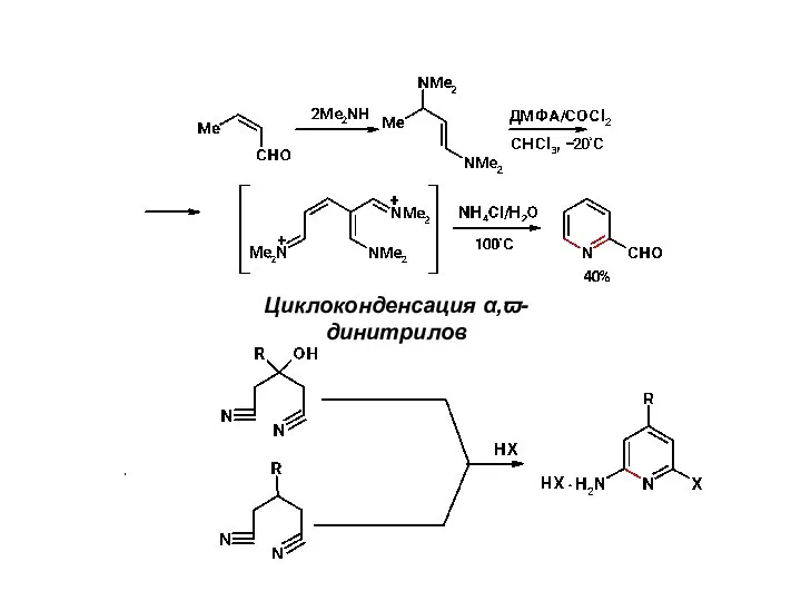 Циклоконденсация α,ϖ-динитрилов