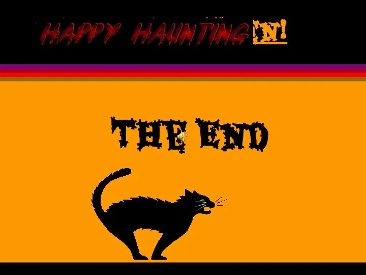 The End Happy Halloween!