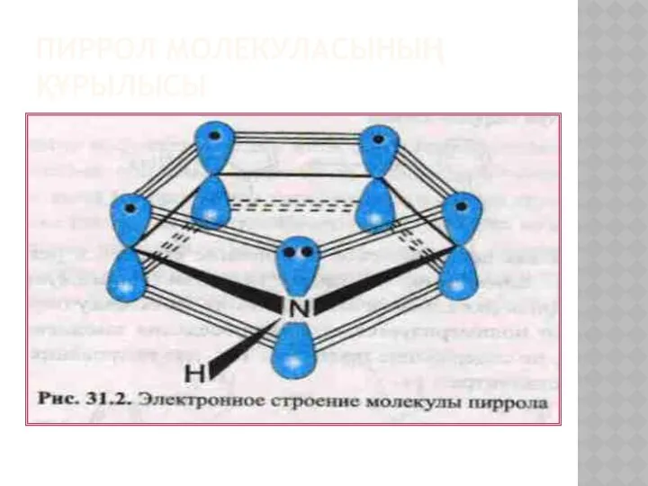 ПИРРОЛ МОЛЕКУЛАСЫНЫҢ ҚҰРЫЛЫСЫ