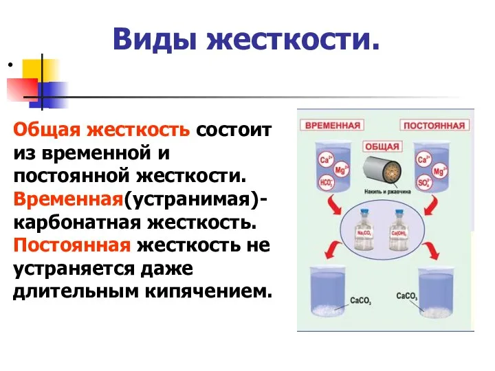 Виды жесткости. Общая жесткость состоит из временной и постоянной жесткости. Временная(устранимая)-