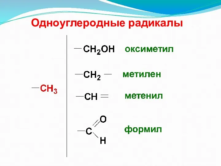 Одноуглеродные радикалы