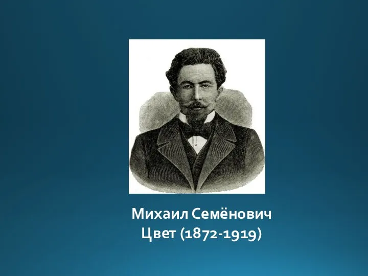 Михаил Семёнович Цвет (1872-1919)