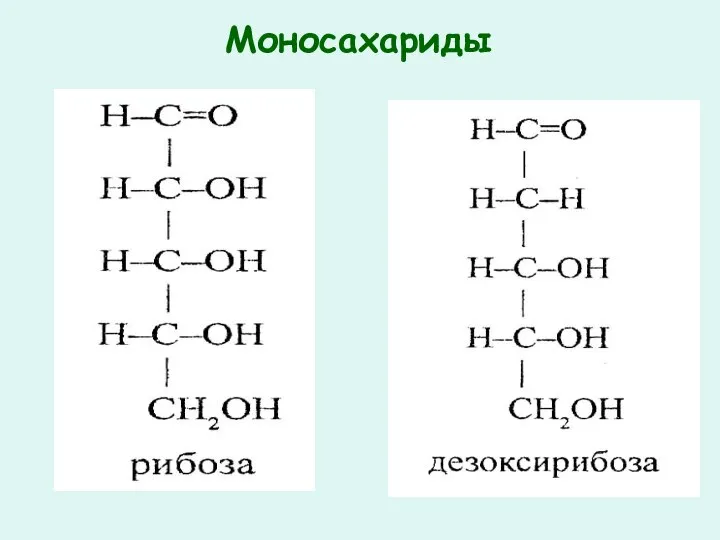 Моносахариды