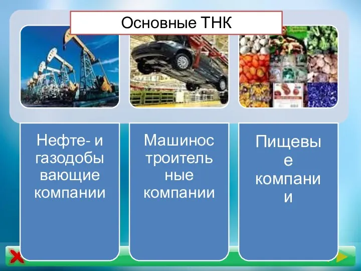 Основные ТНК