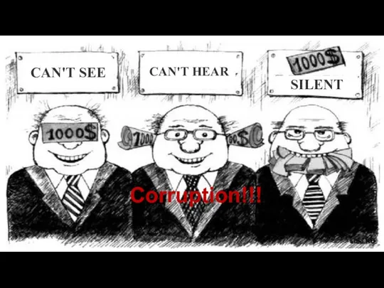 CAN'T SEE CAN'T SEE CAN'T HEAR SILENT Corruption!!!