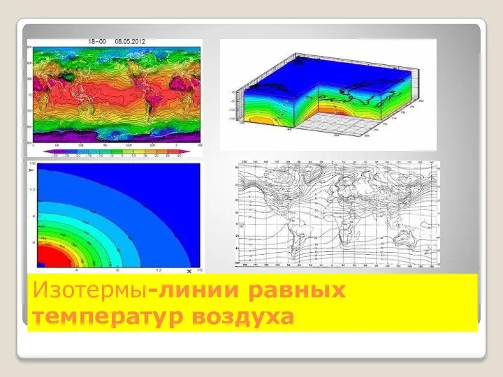 Изотермы-линии равных температур воздуха