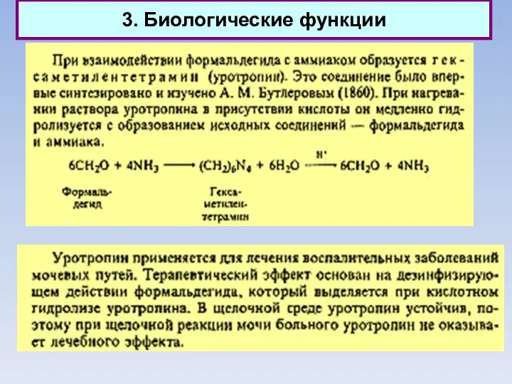 3. Биологические функции