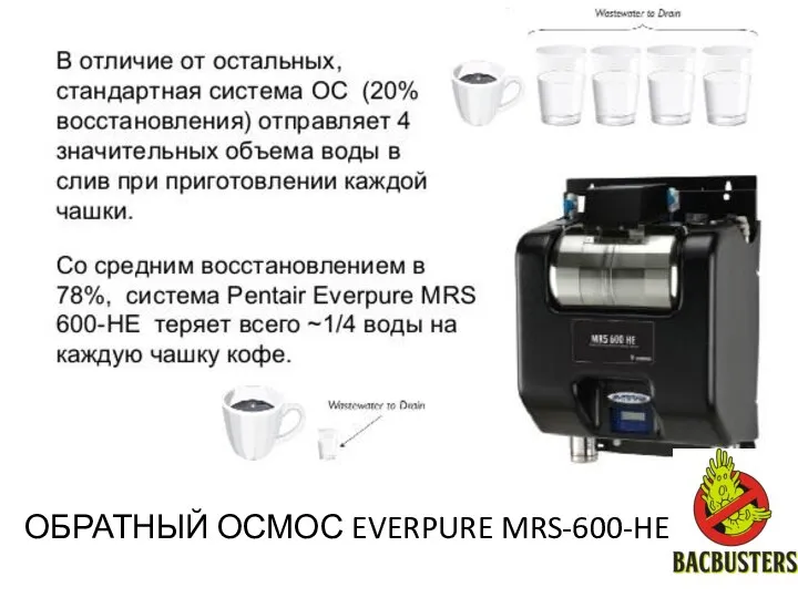 ОБРАТНЫЙ ОСМОС EVERPURE MRS-600-HE