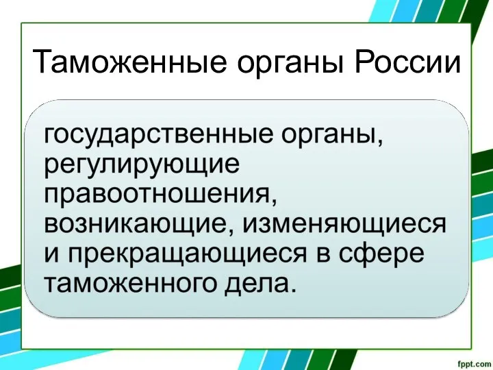 Таможенные органы России