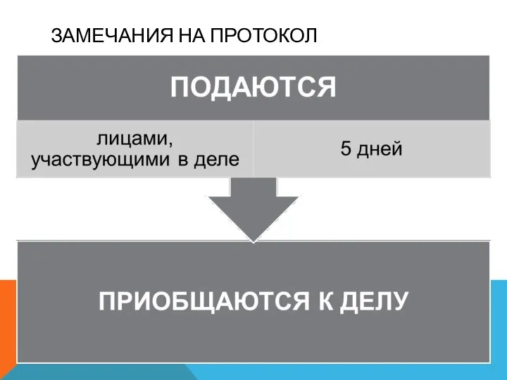 ЗАМЕЧАНИЯ НА ПРОТОКОЛ