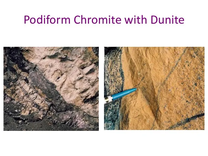 Podiform Chromite with Dunite