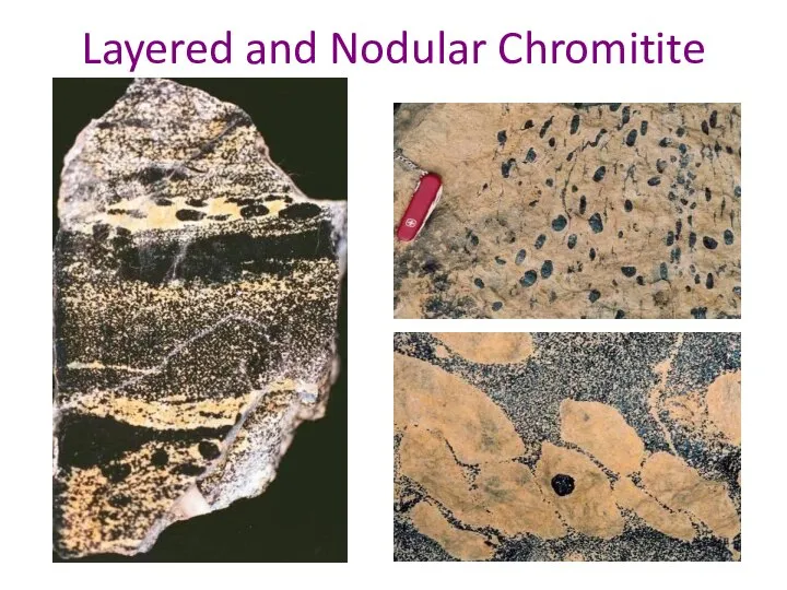 Layered and Nodular Chromitite