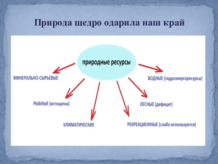 Природа щедро одарила наш край