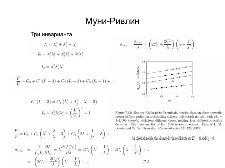 Муни-Ривлин Три инварианта