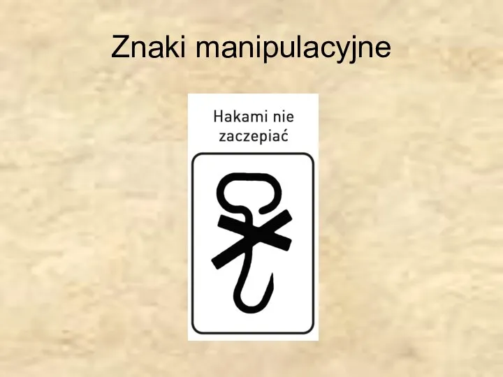 Znaki manipulacyjne