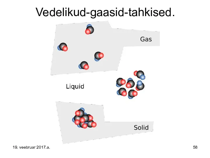 Vedelikud-gaasid-tahkised. 19. veebruar 2017.a.