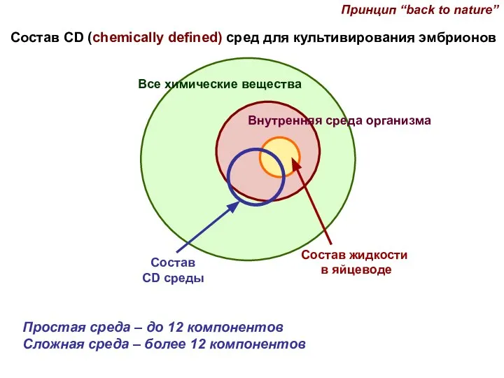 Простая среда – до 12 компонентов Сложная среда – более 12