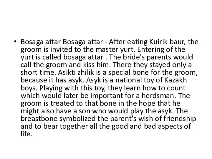 Bosaga attar Bosaga attar - After eating Kuirik baur, the groom