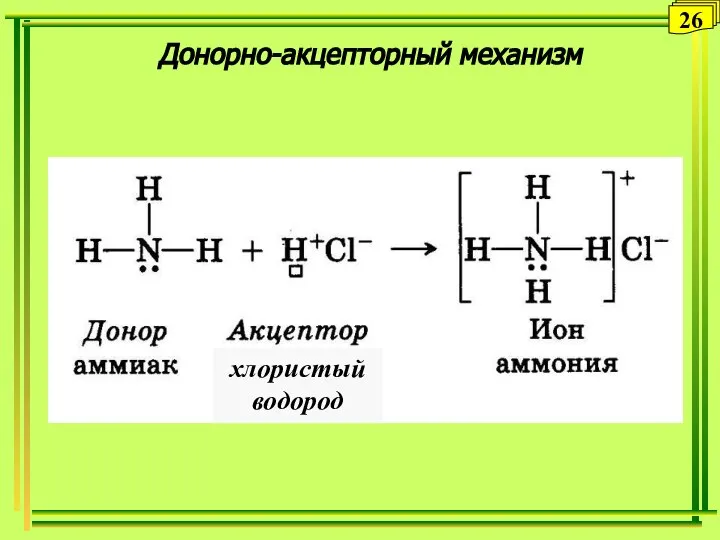 Донорно-акцепторный механизм 26