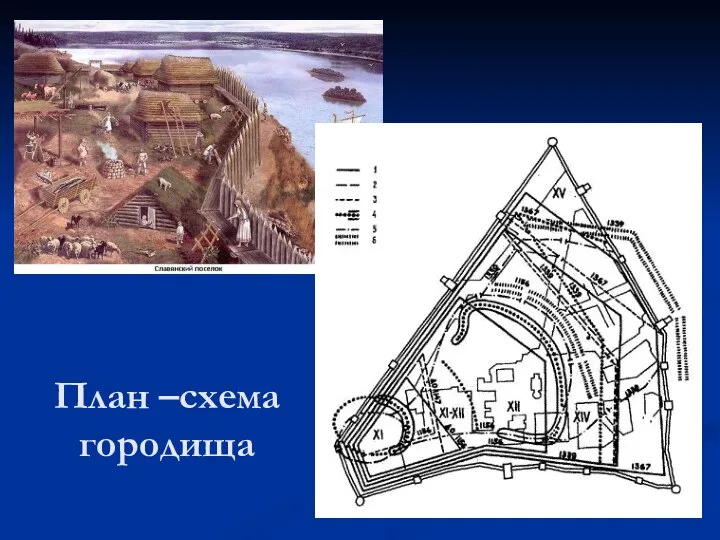 План –схема городища