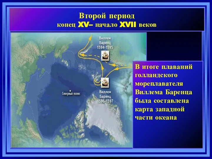 Второй период конец XV– начало XVII веков В итоге плаваний голландского