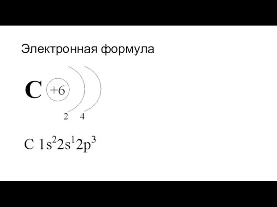 Электронная формула