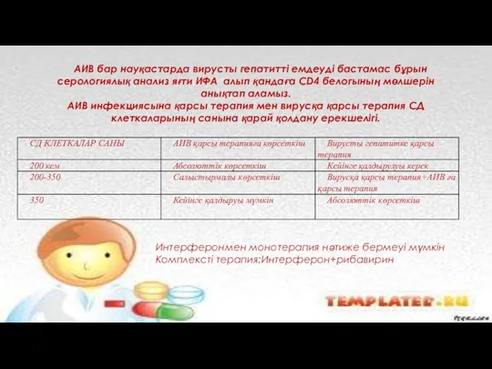 АИВ бар науқастарда вирусты гепатитті емдеуді бастамас бұрын серологиялық анализ яғги