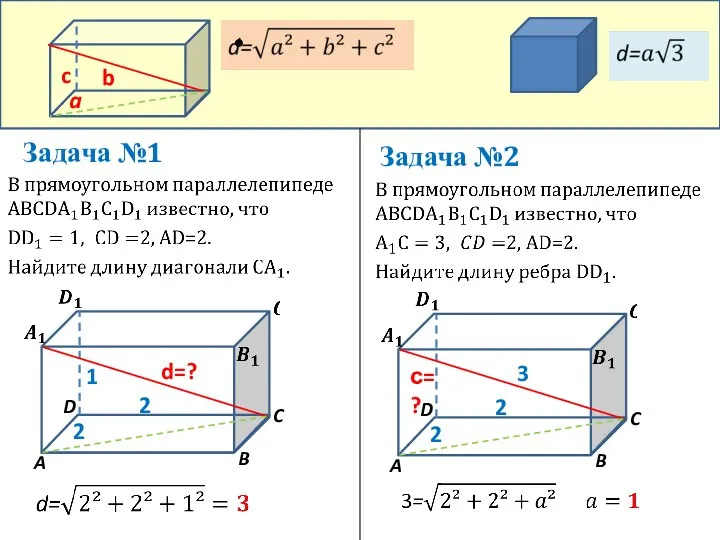 Задача №1 d=? Задача №2 3